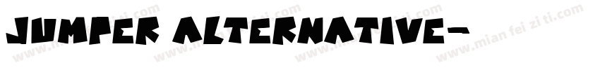 Jumper Alternative字体转换
